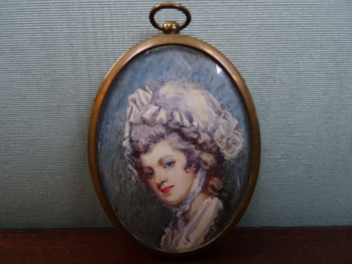 19th century miniature of a woman