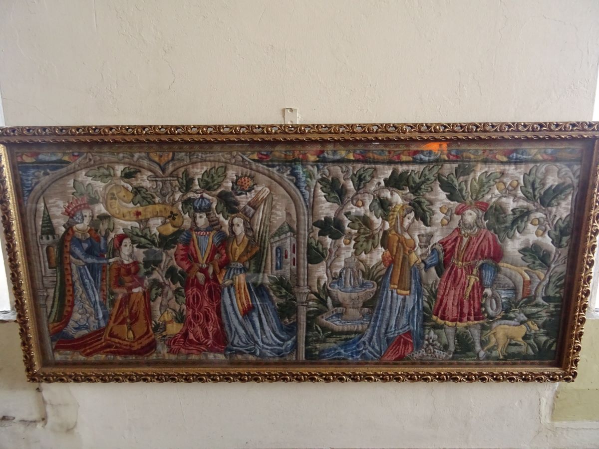 Embroidered Wall Panel
