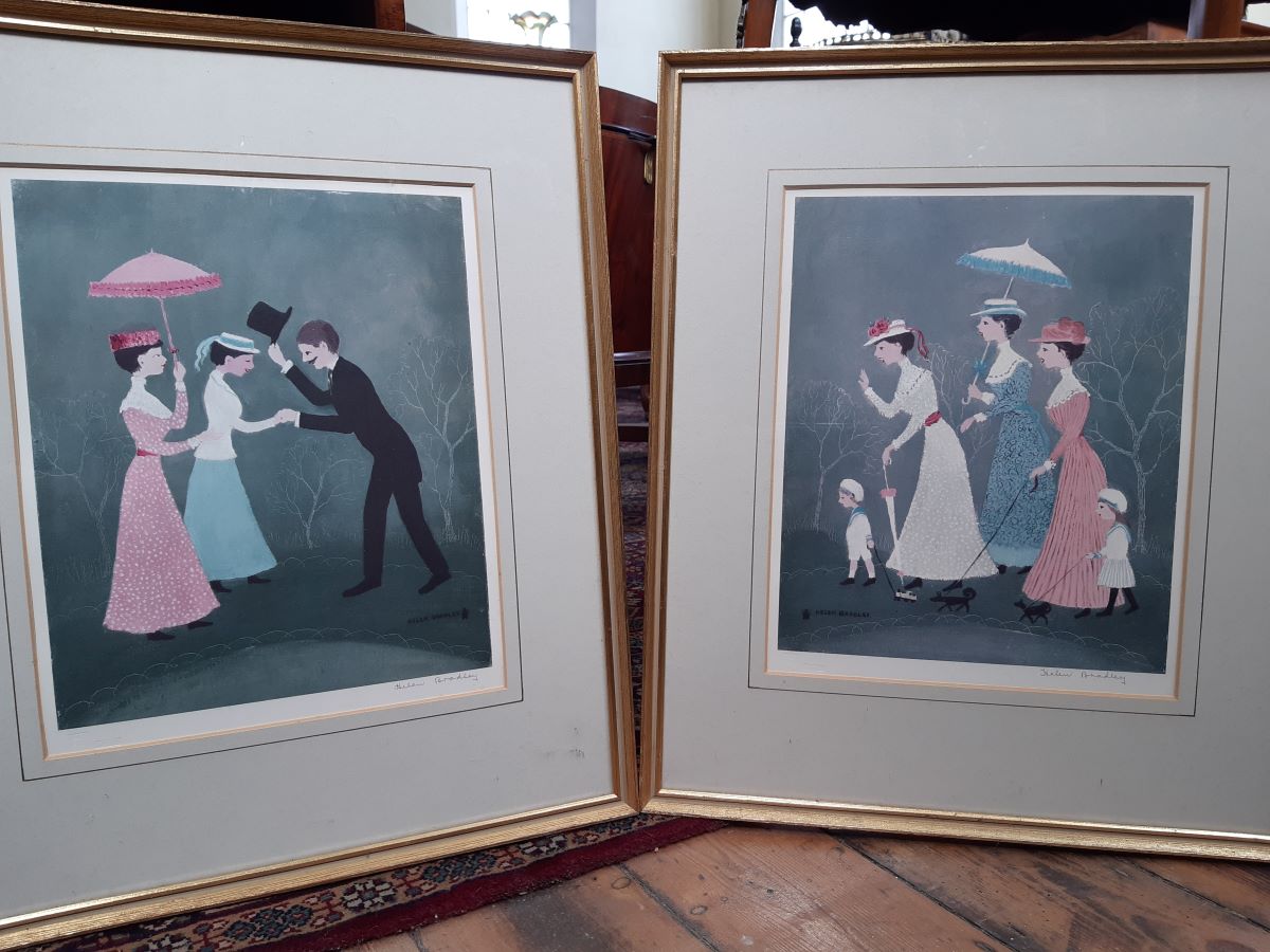 Helen Bradley park scenes