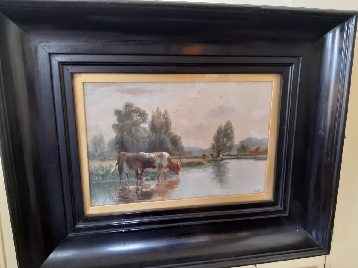 Alfred Elias (1885-1911), Cattle on the Medway