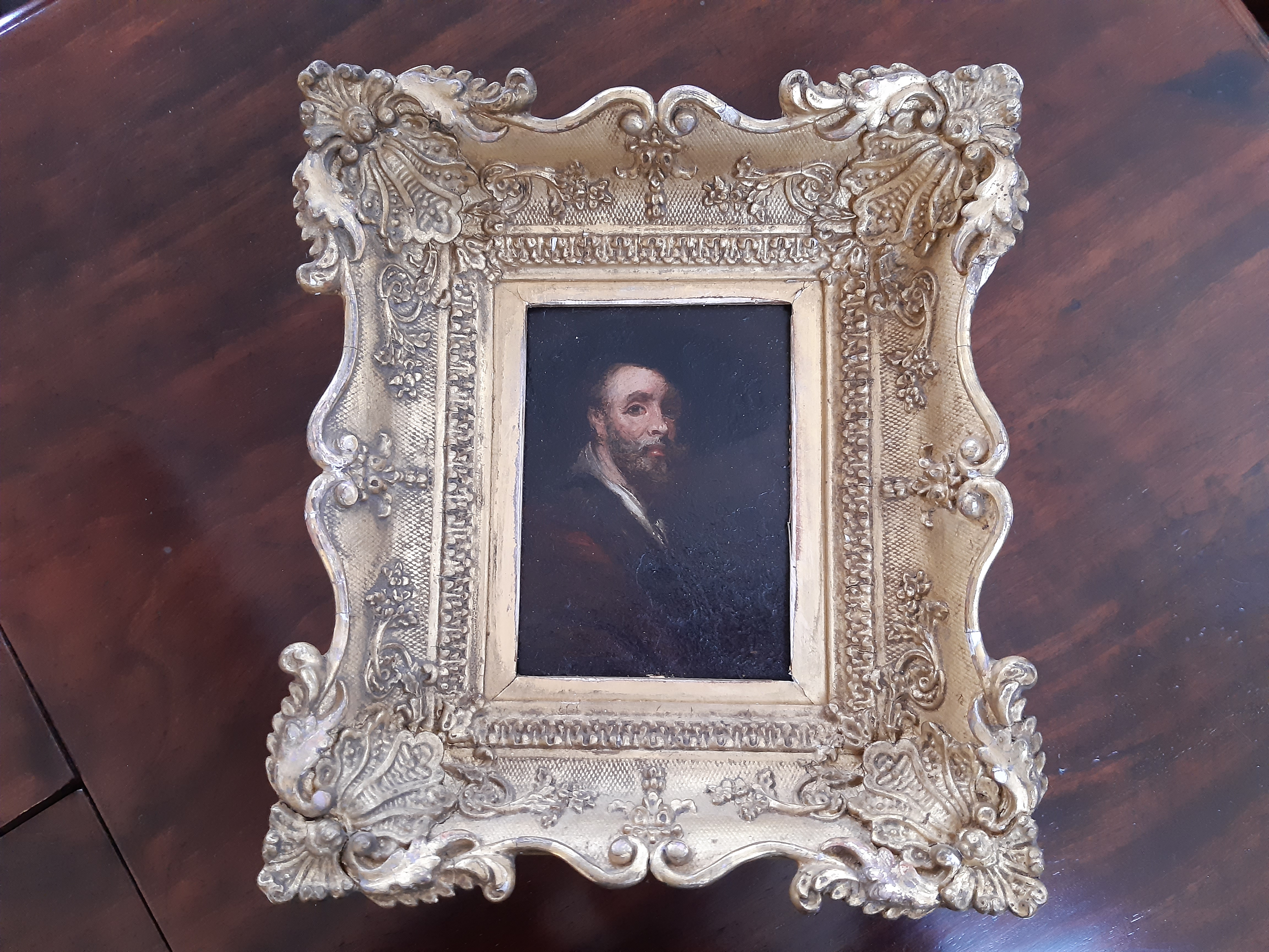 19th century oil on board of a gentleman