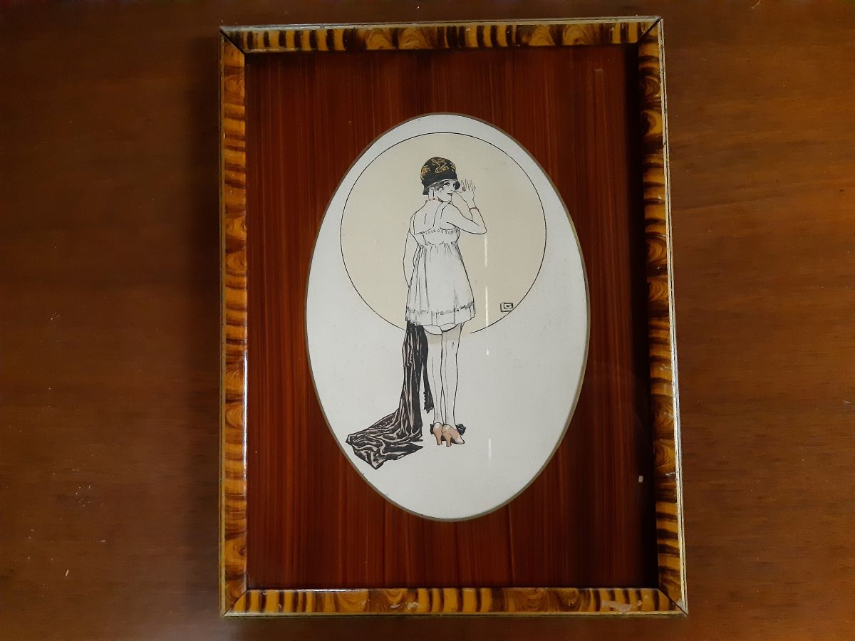 Art Deco, Girl in a petticoat