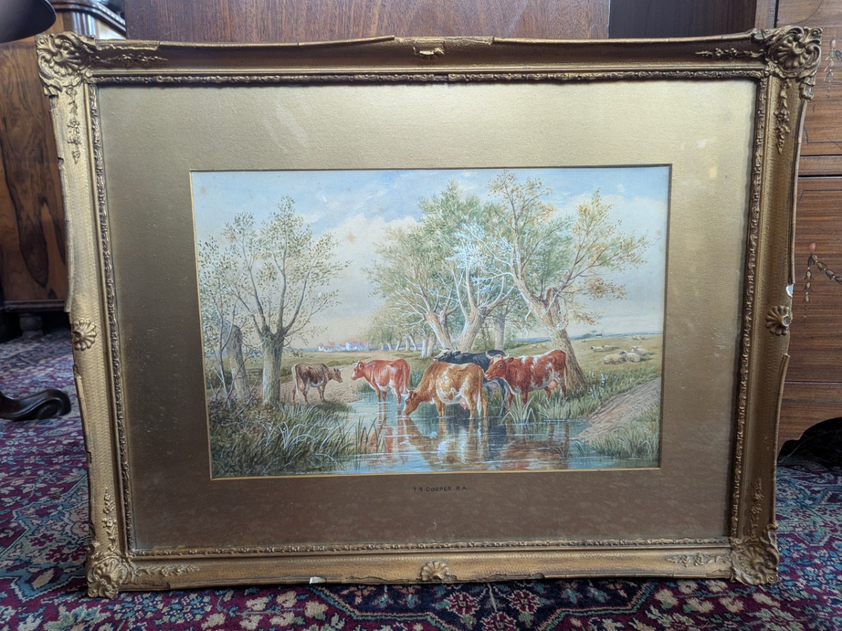 Thomas Sydney Cooper RA (1803-1902), Cattle Watering