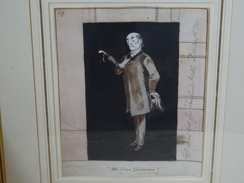 W Perkins, watercolour 'The Dear Goodman'