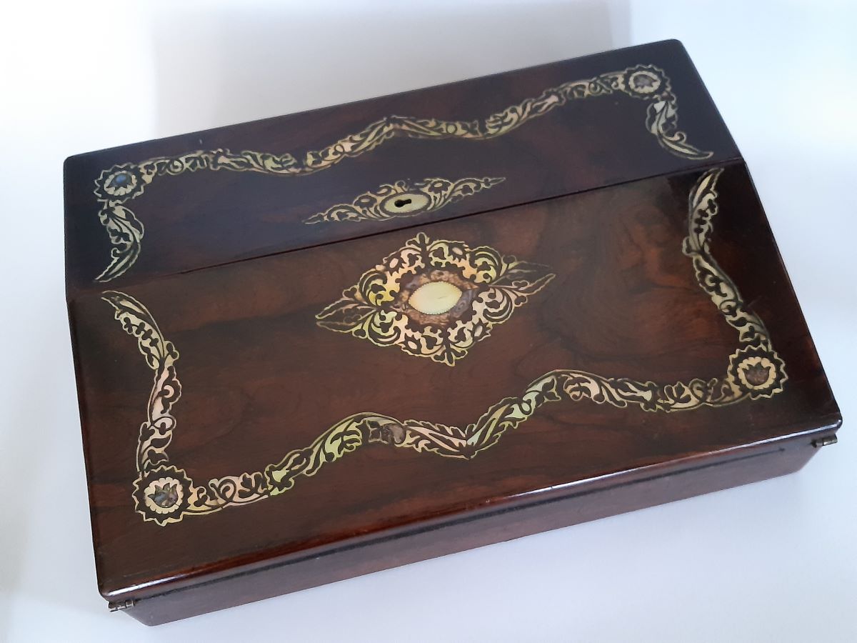 William IV rosewood writing slope