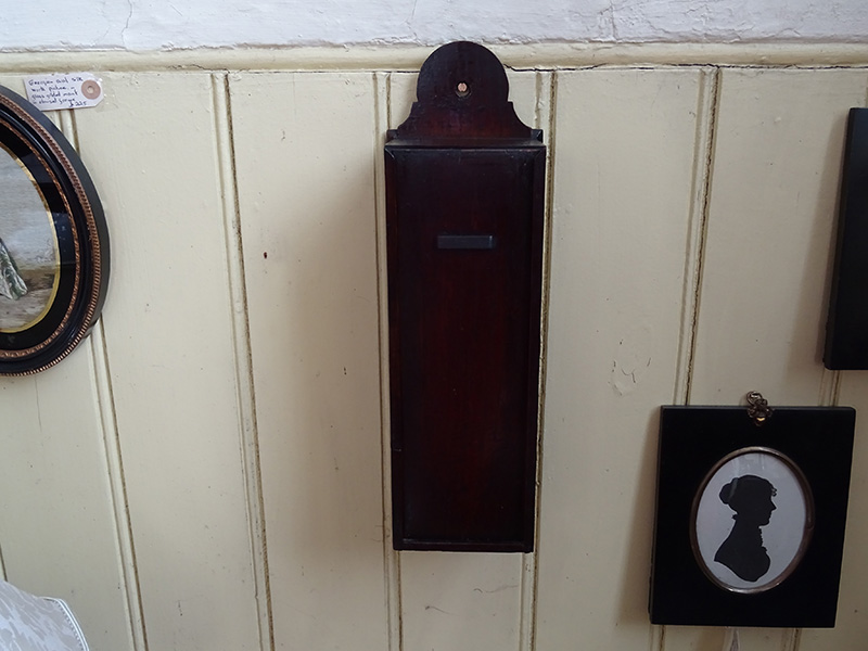 19th. century candle box