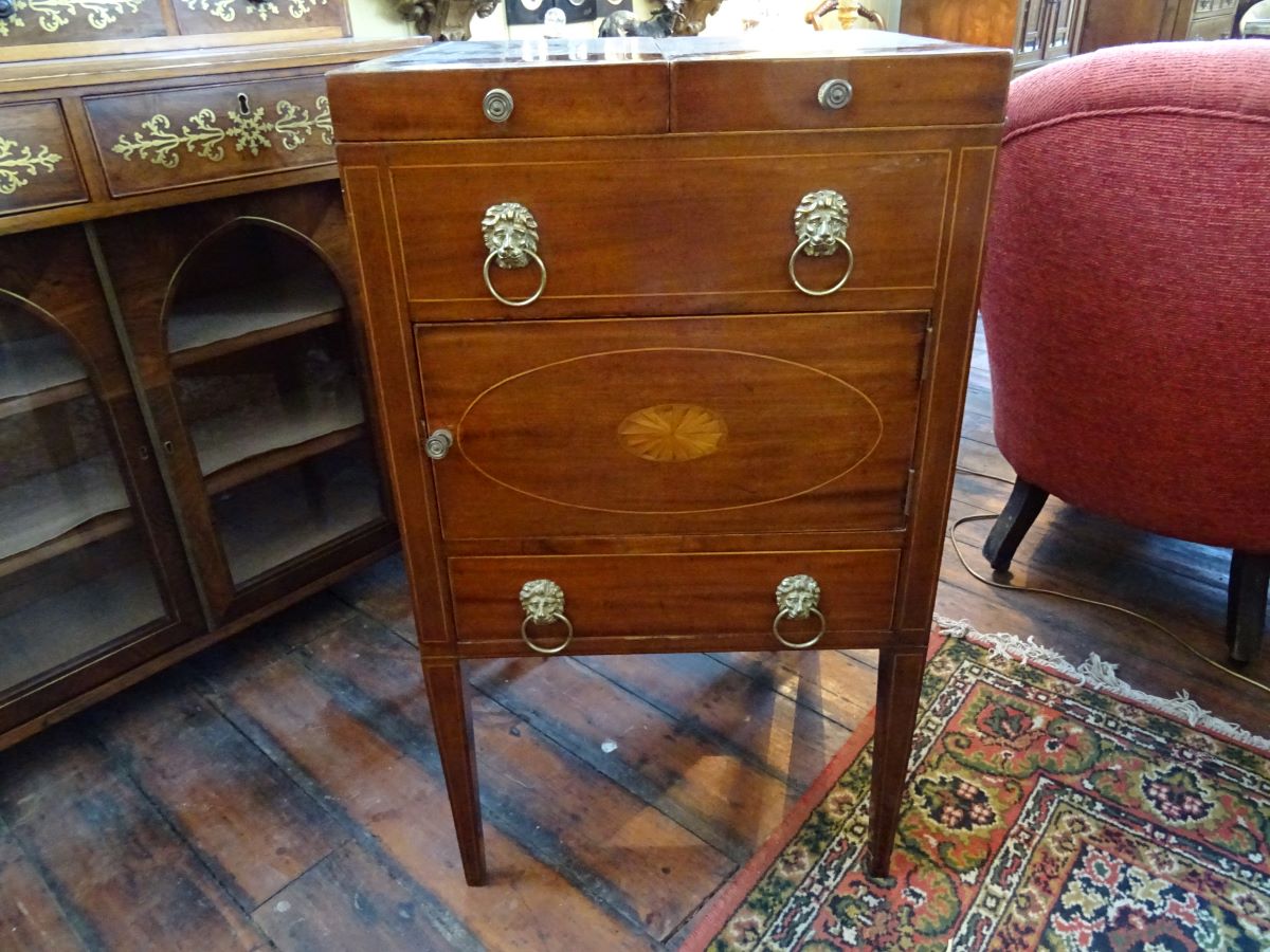 19th century officers campaign dressing cabinet