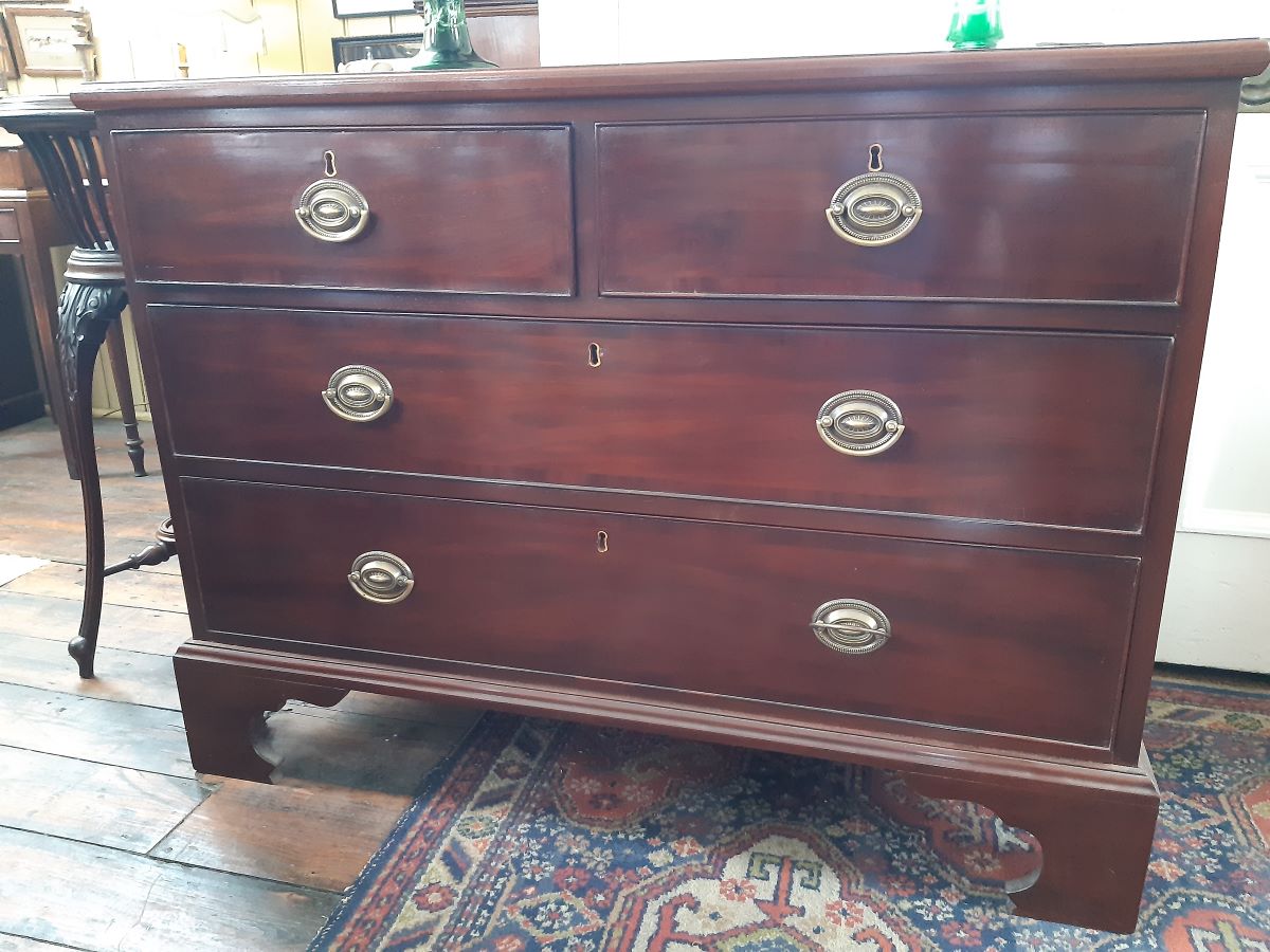 George IV mahogany chest of drawers