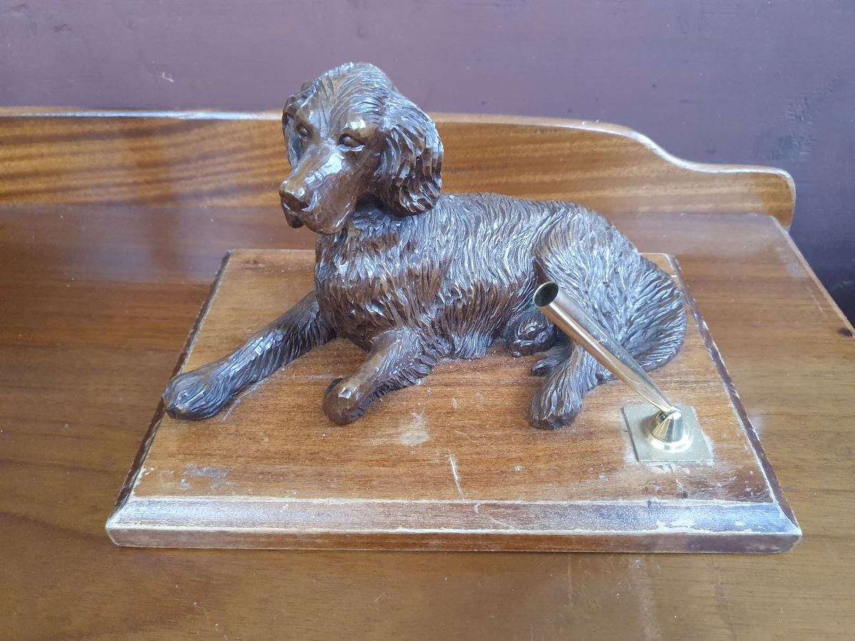 Edwardian Wood Desk Stand