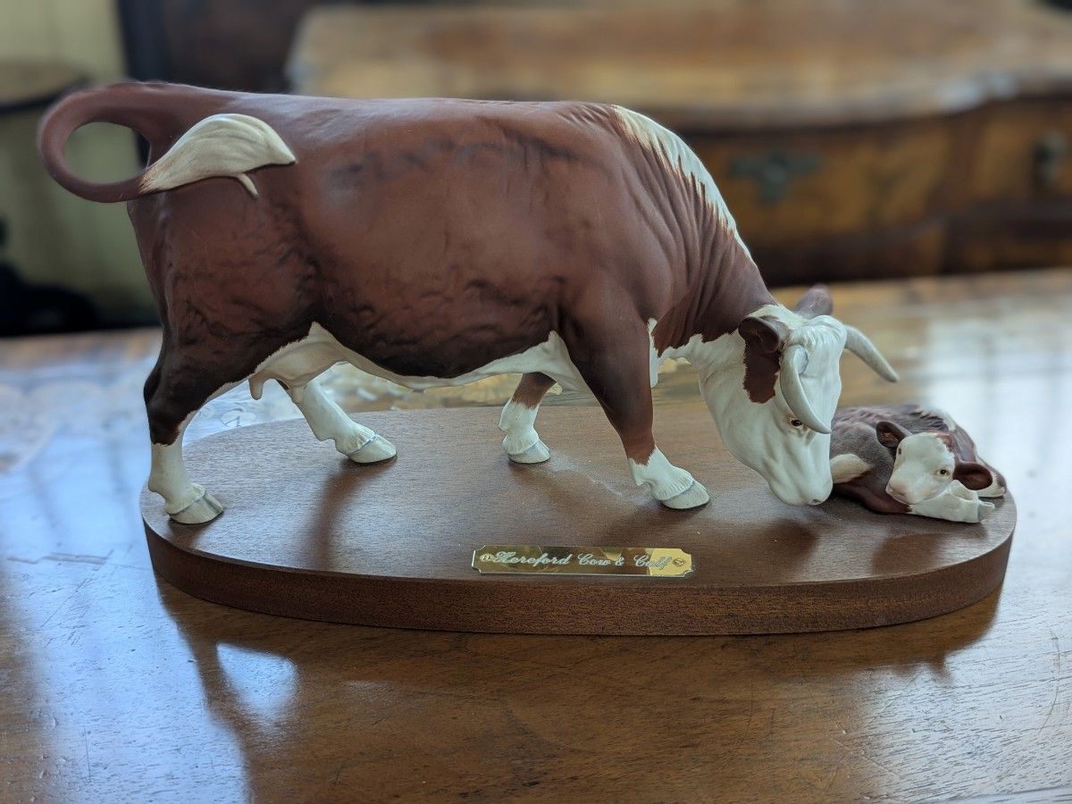 Royal Doulton Hereford Cow & Calf