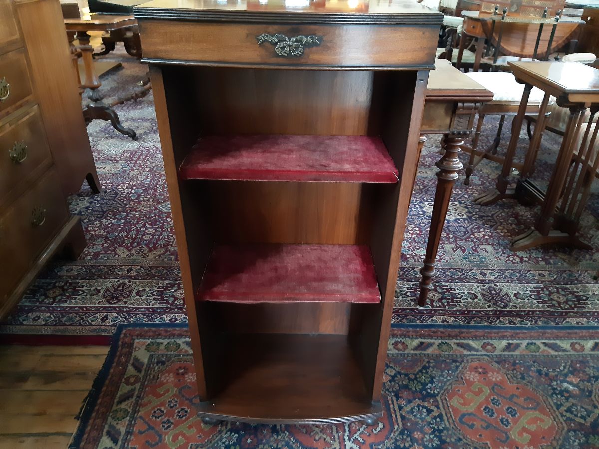Victorian Mahogany Narrow Bookcase