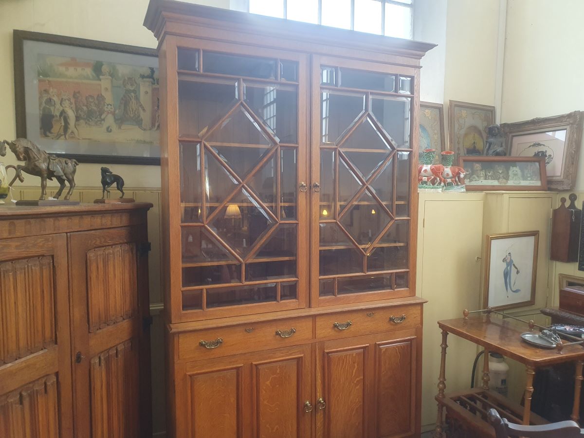 Late Victorian Oak Bookcase