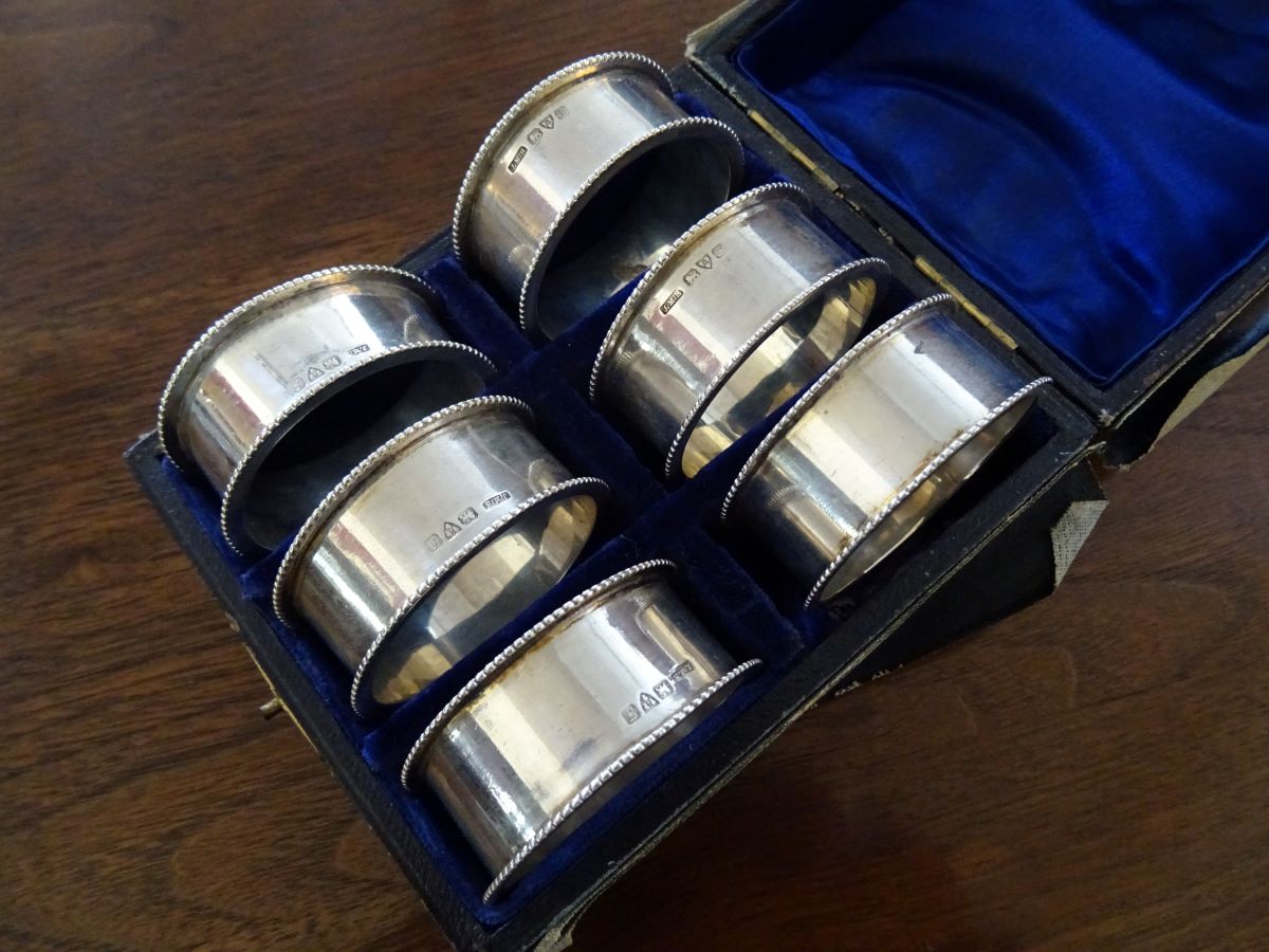 Edwardian Silver Napkin Rings