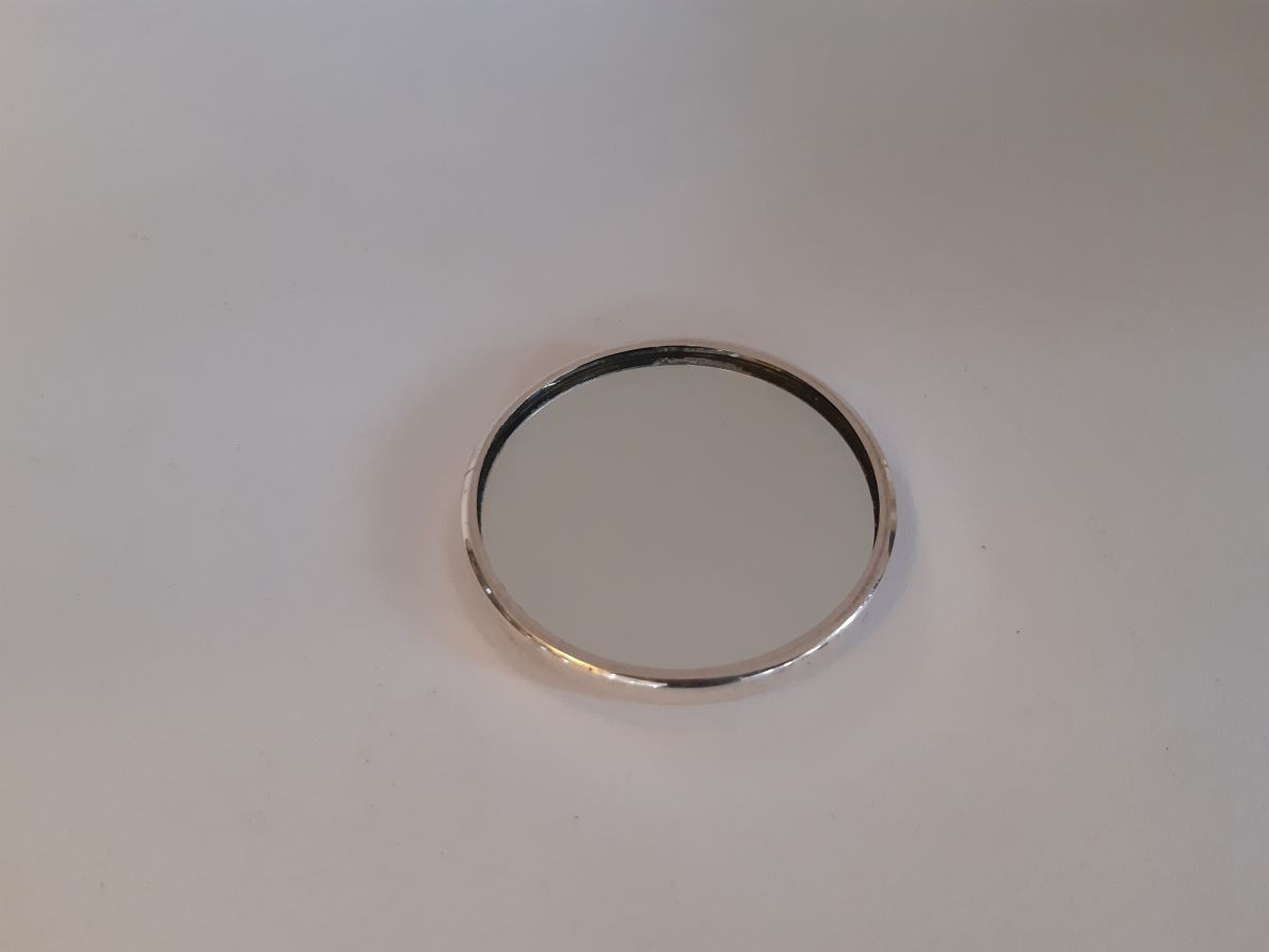Silver Handbag Mirror
