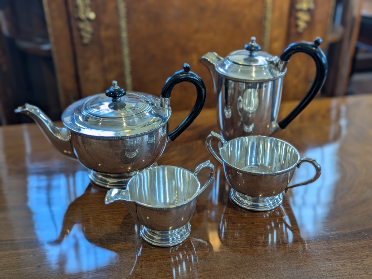 Garrards Silver Plate Tea Service