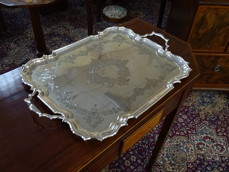 Silver plated tray
