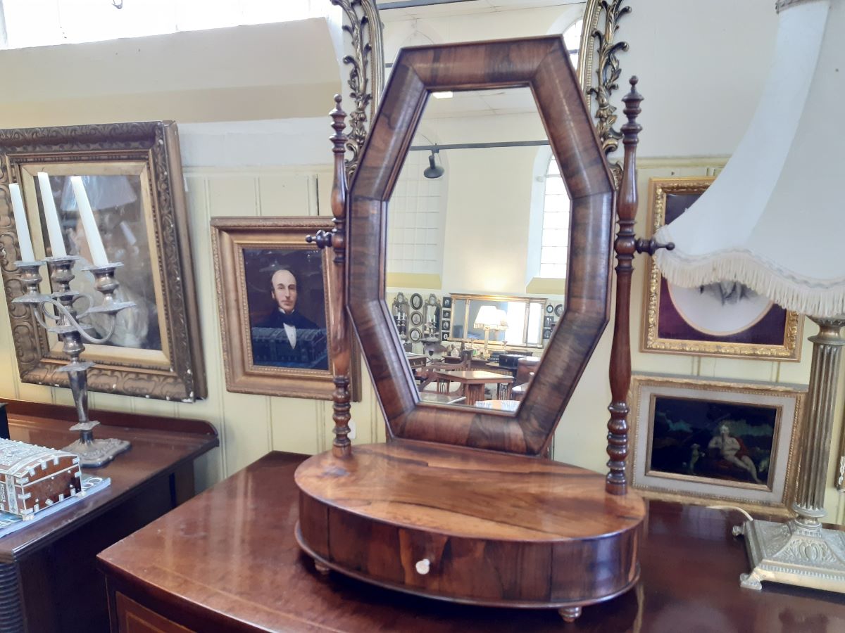 Regency toilet mirror