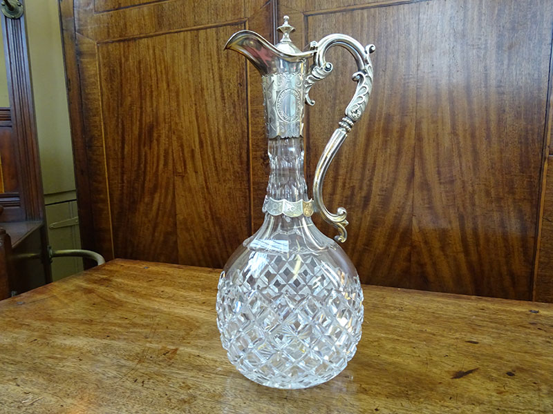 Victorian Cut Glass Claret Jug