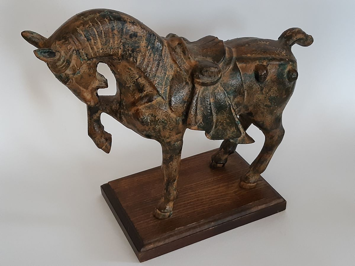 Chinese Bronze Tang Horse