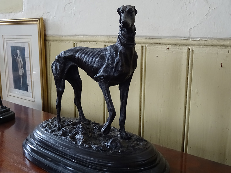 Bronze Standing Greyhound