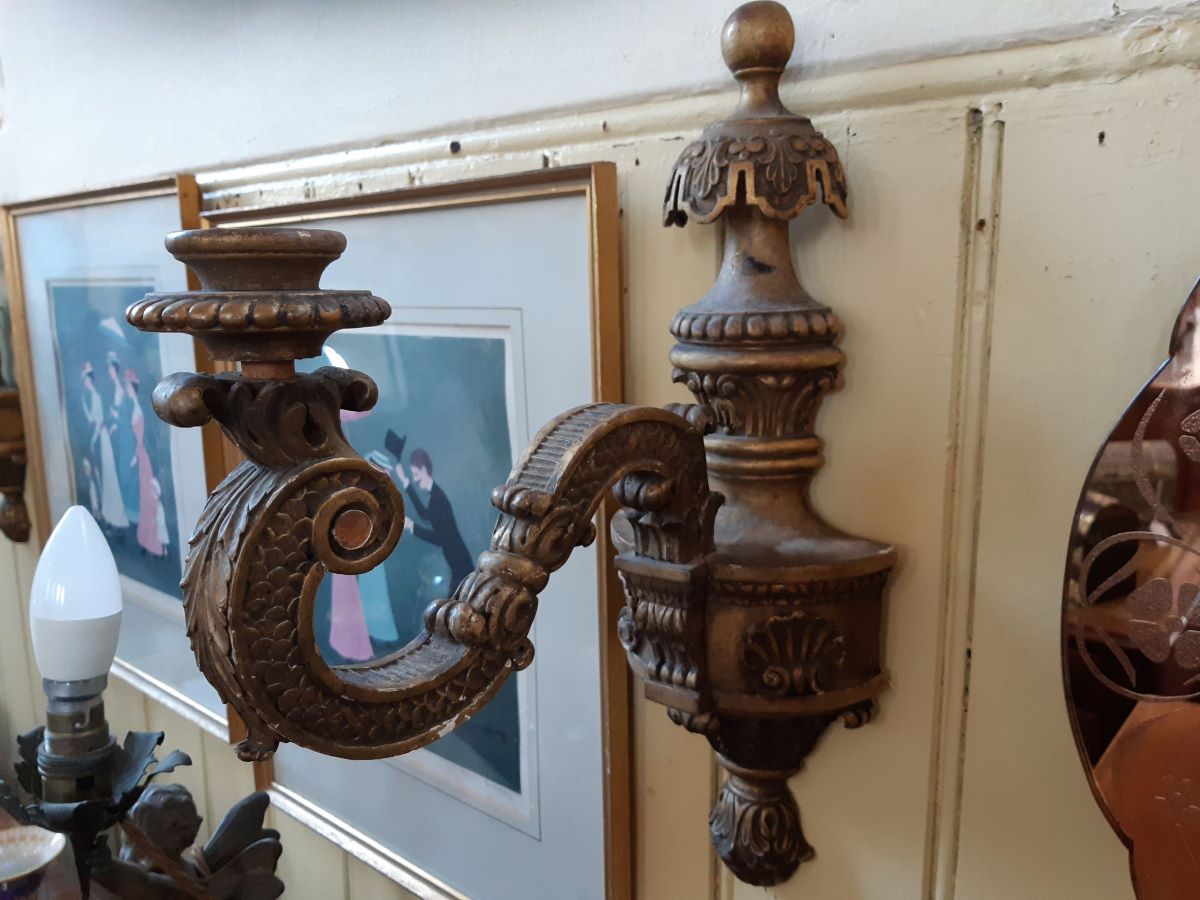 Pair 19th Century Candle Sconces