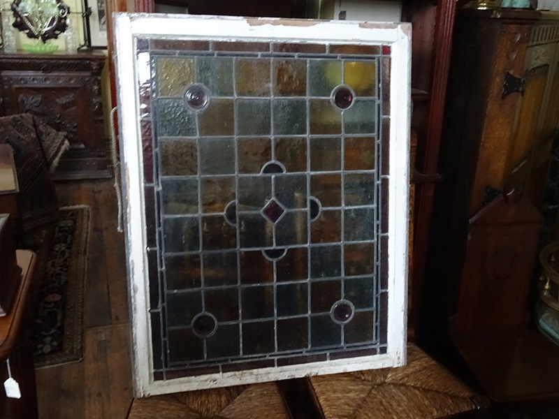 Victorian stained glass window