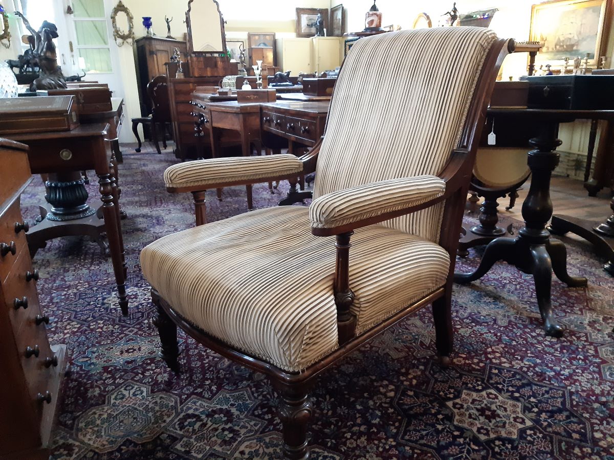 Victorian fireside chair