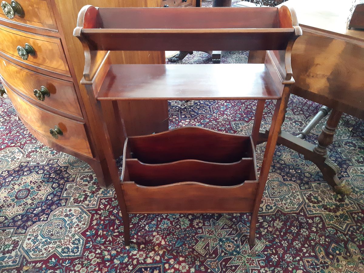 Edwardian Book Rack