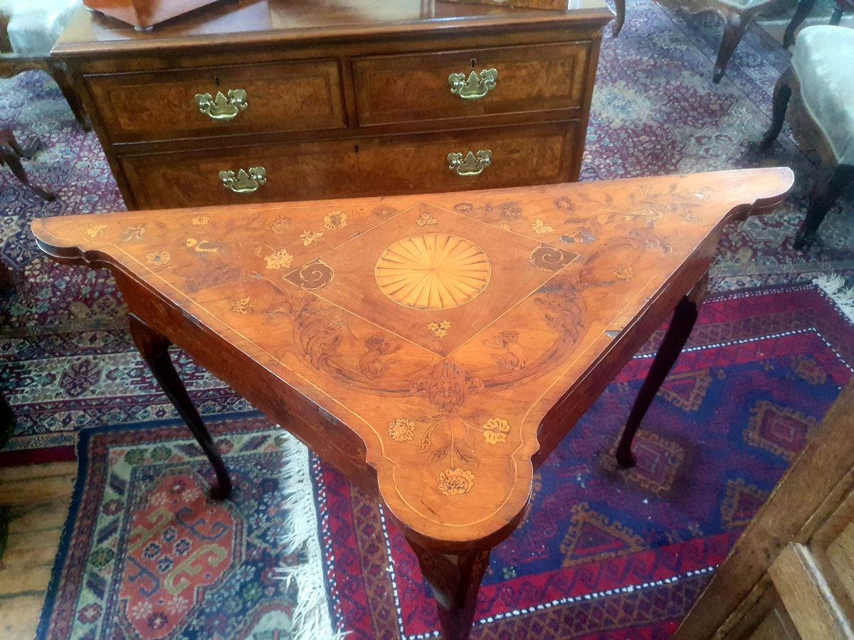 18th Century Inlaid Card Table