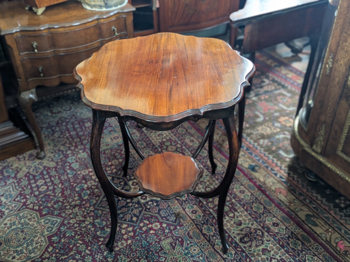 Late Victorian Mahogany Octagonal-Top Table